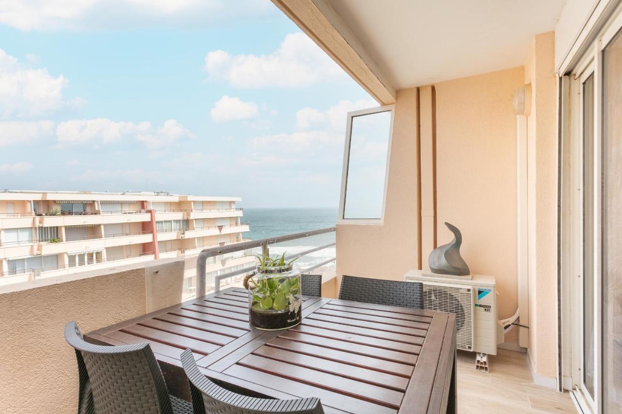 Appartement T3 Terrasse Vue Sur Mer, Piscine, Parking, Wifi Et Clim Sète Exterior foto